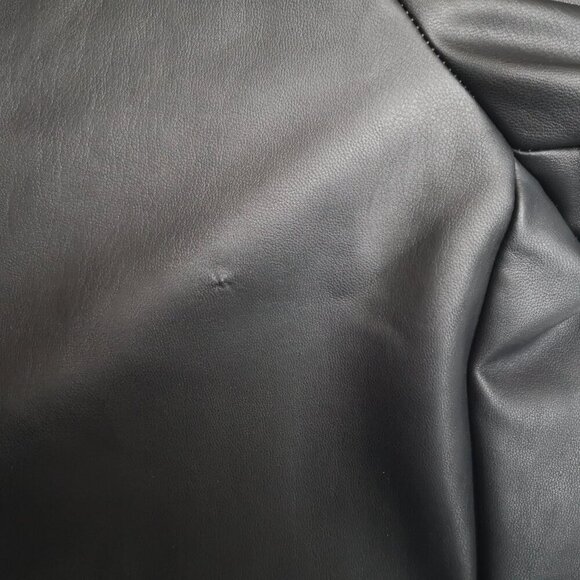 Lisette L Montreal Ladies Size 14 Black Faux Leather Made in Canada Pants - Picture 12 of 12